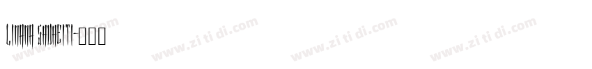 limama ShuHeiTi字体转换
